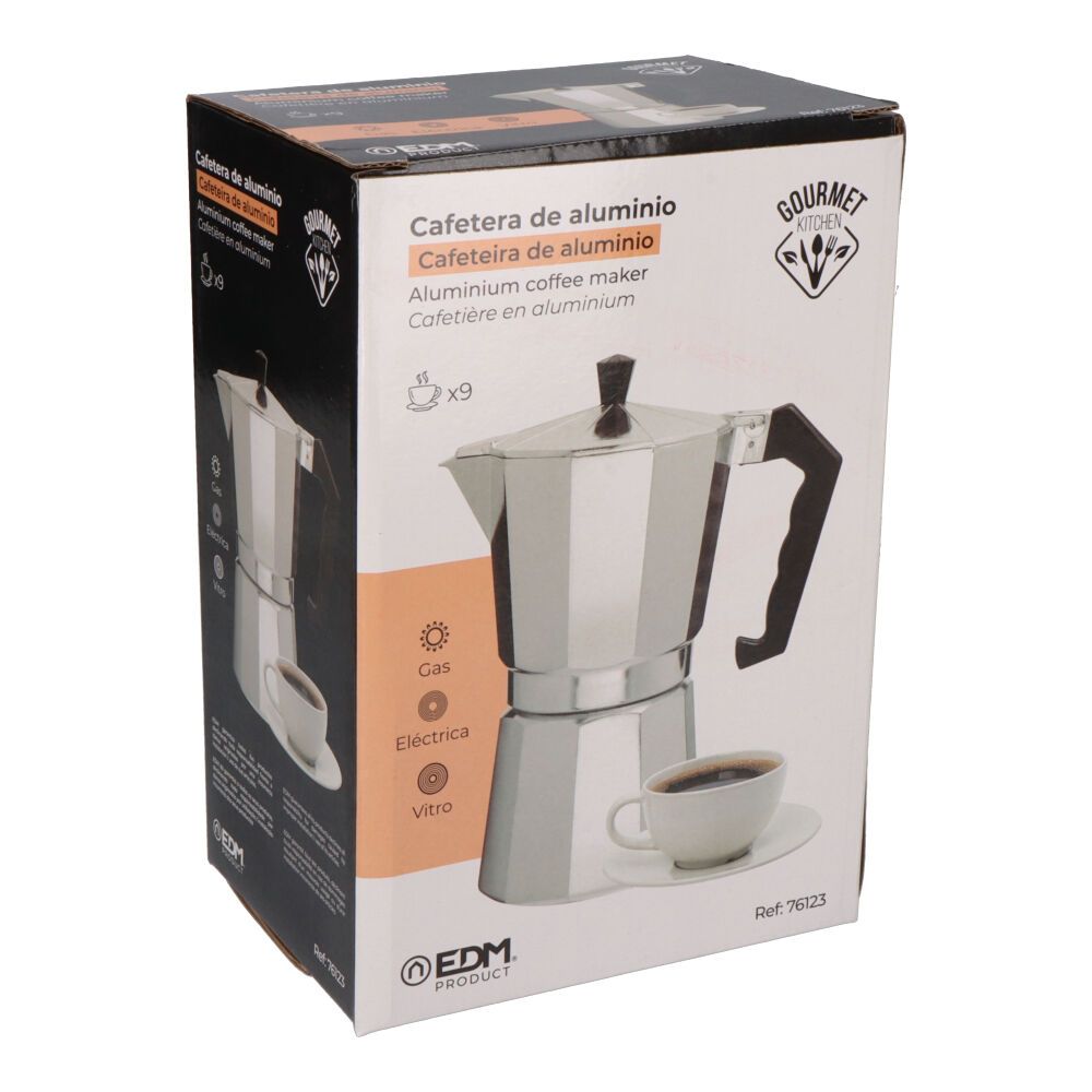 Cafeteira de alumínio 9 chávenas - Image 2