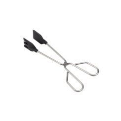 Pinças de cozinha com pá de silicone em aço inoxidavel 30 cm