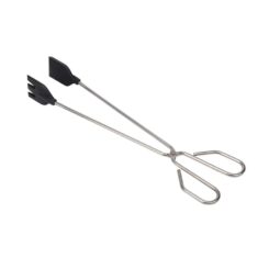 Pinças de cozinha com pá de silicone em aço inoxidavel 35 cm