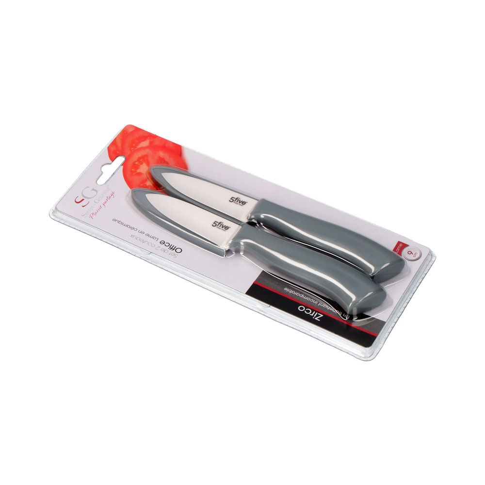 FACA CERAMICA 18 cm, 2 uds