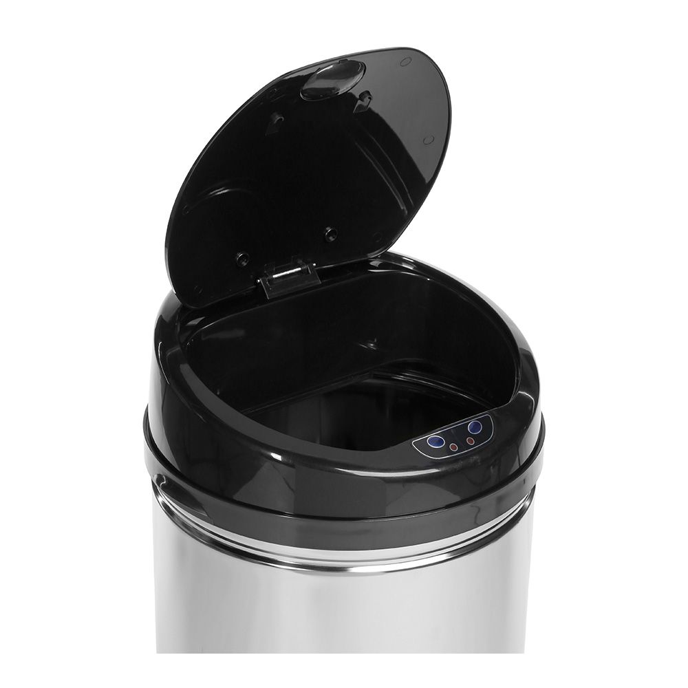 Balde com sensor de abertura automática modelo alfa COR prata/preta 42 l - Image 3