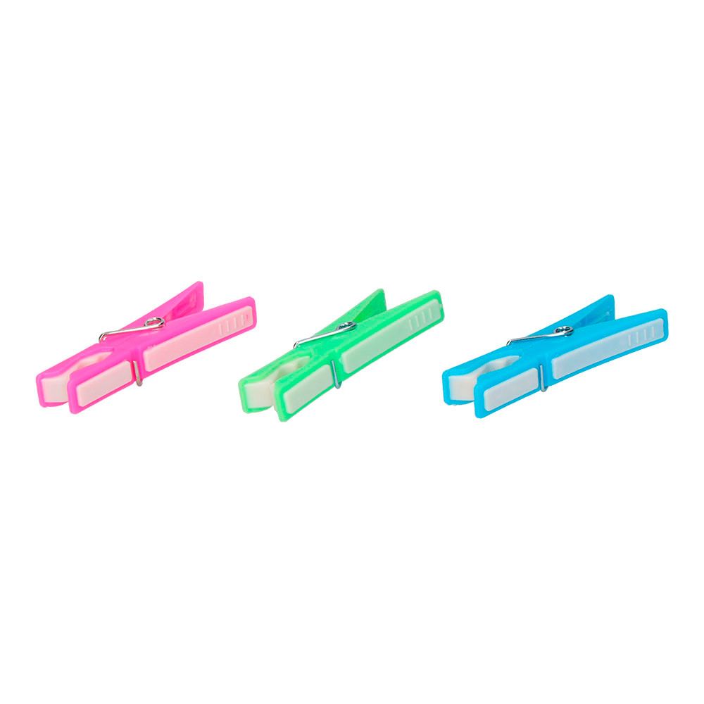 12 molas de plástico em várias cores 8 cm