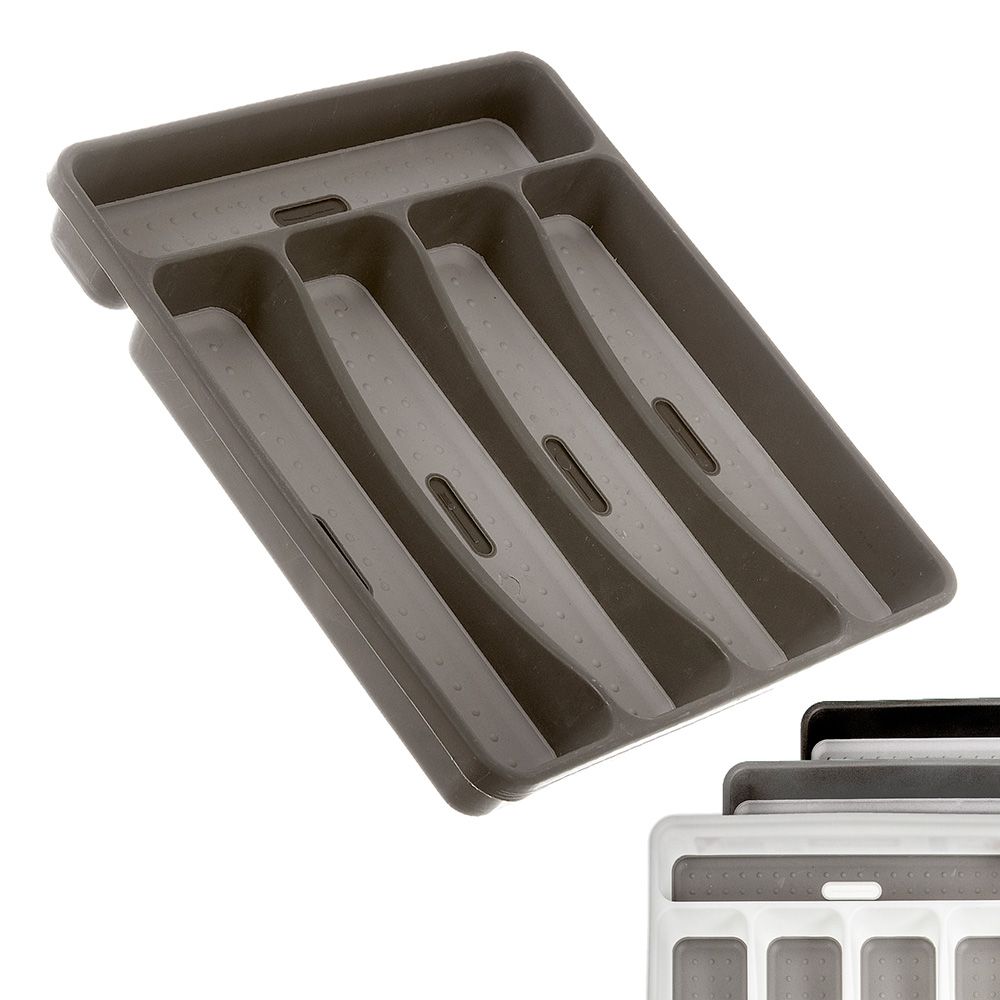 Organizador de talheres em plástico, cores sortidas 328,5x5x32,5cm kozina