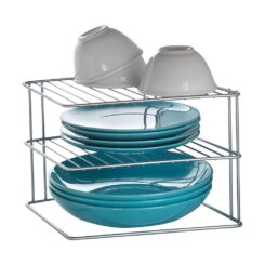 Canto com 3 alturas "palio" 25x25x19cm metaltex