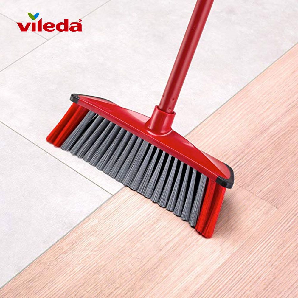 VILEDA Escova de vassoura de 3 ações com bastão - Image 2