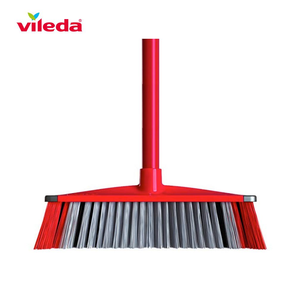 VILEDA Escova de vassoura de 3 ações com bastão - Image 3
