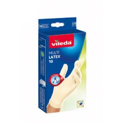 VILEDA Luva multi látex 10 unidades tamanho s/m