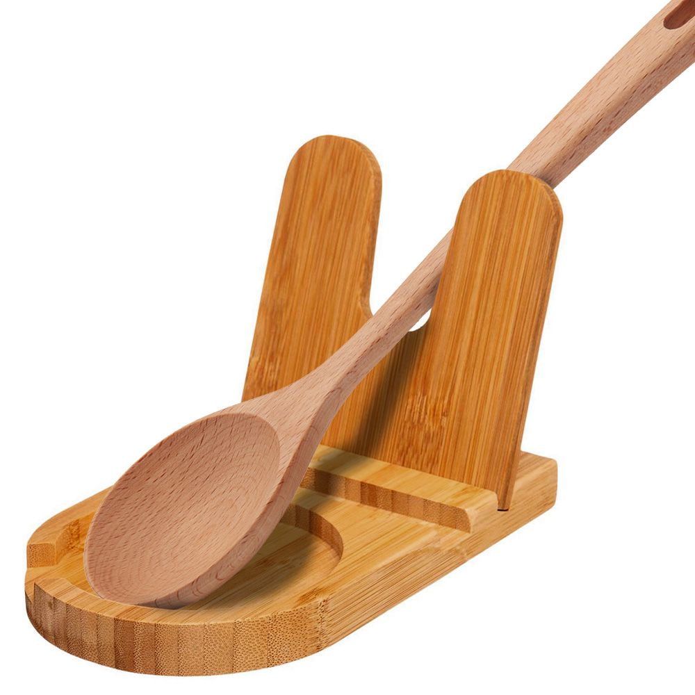 Repousa colheres de bambu 20 x 12.5 x 12 cm - Image 3