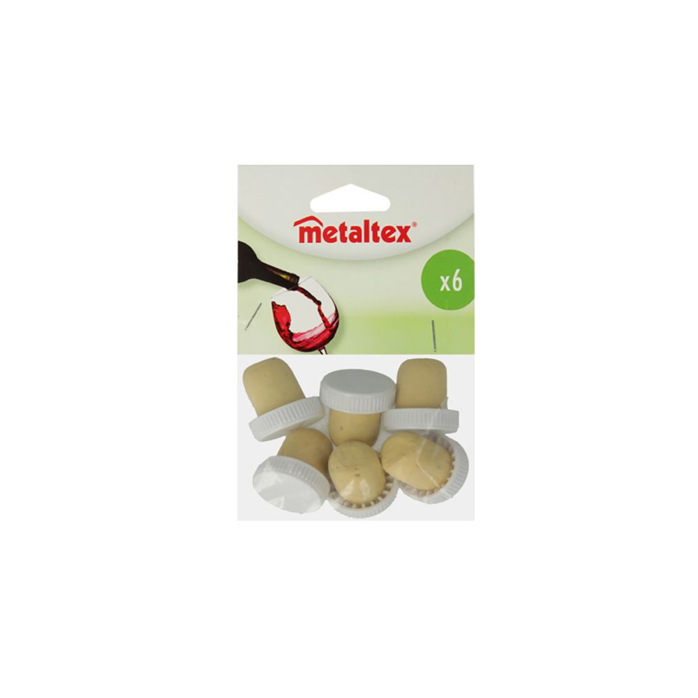 Rolhas de cortiça com cabeça de plástico cores/modelos diversos 6 UDS - Image 2