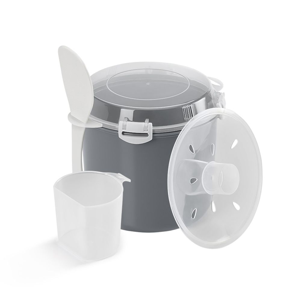 Recipiente para cozer arroz e cereais para micro-ondas metaltex - Image 2