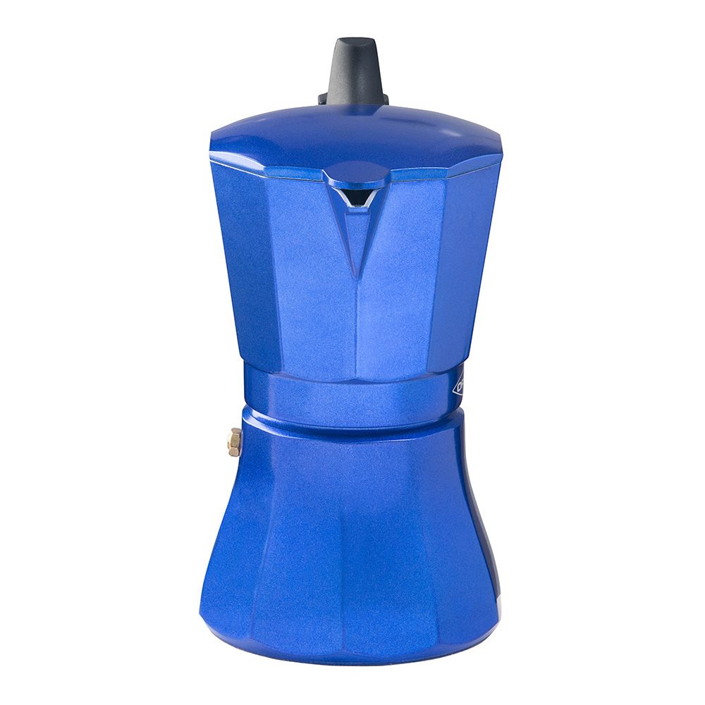 Cafeteira de alumínio de 9 chávenas modelo "petra" COR azul - Image 2