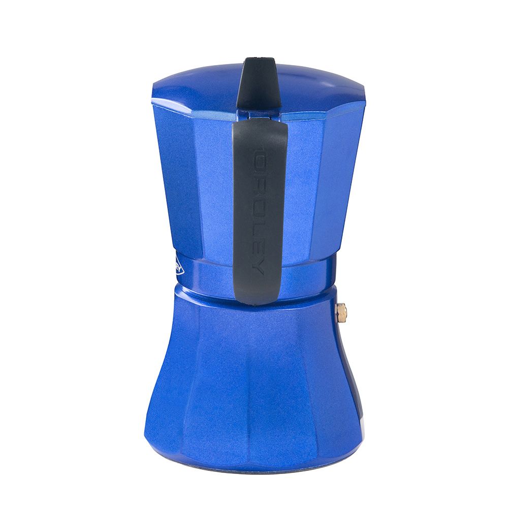 Cafeteira de alumínio de 9 chávenas modelo "petra" COR azul - Image 3