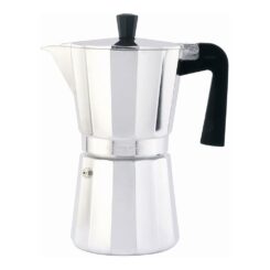 Cafeteira express vitro de alumínio não adequada para indução, 12 chávenas