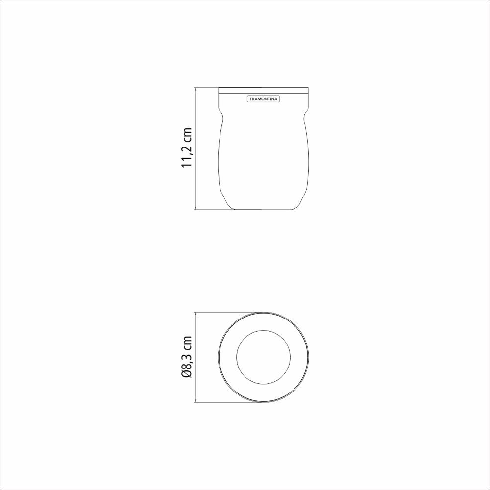 Recipiente para bebida "mate" em INOX branco 240 ml - Image 5