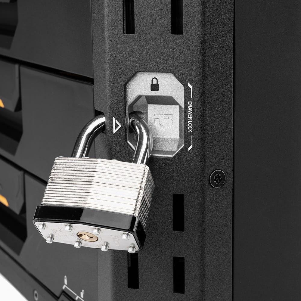 Caixa de ferramentas com 2 gavetas com fecho, stacktech, 53 x 40,5 x 39,5 cm - Image 7