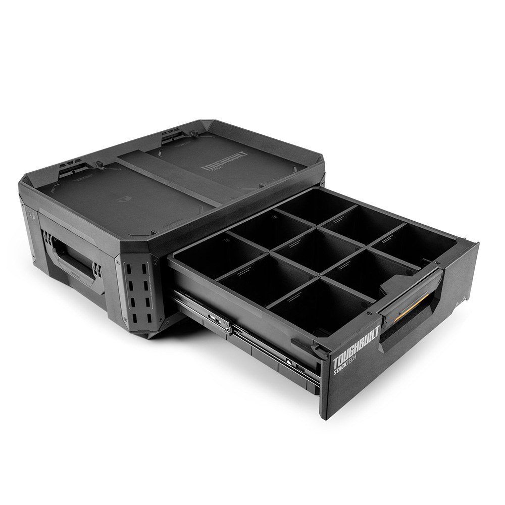 Caixa de ferramentas com 1 gaveta com fecho, stacktech, 53 x 40,5 x 39,5 cm - Image 2