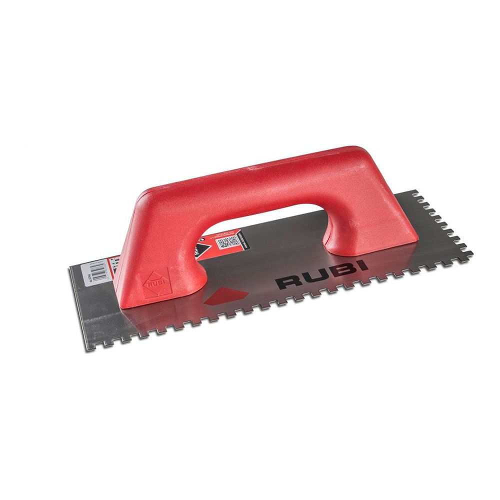 Talocha pente aço 28cm (6x6). cabo de plástico fechado 65966 rubi