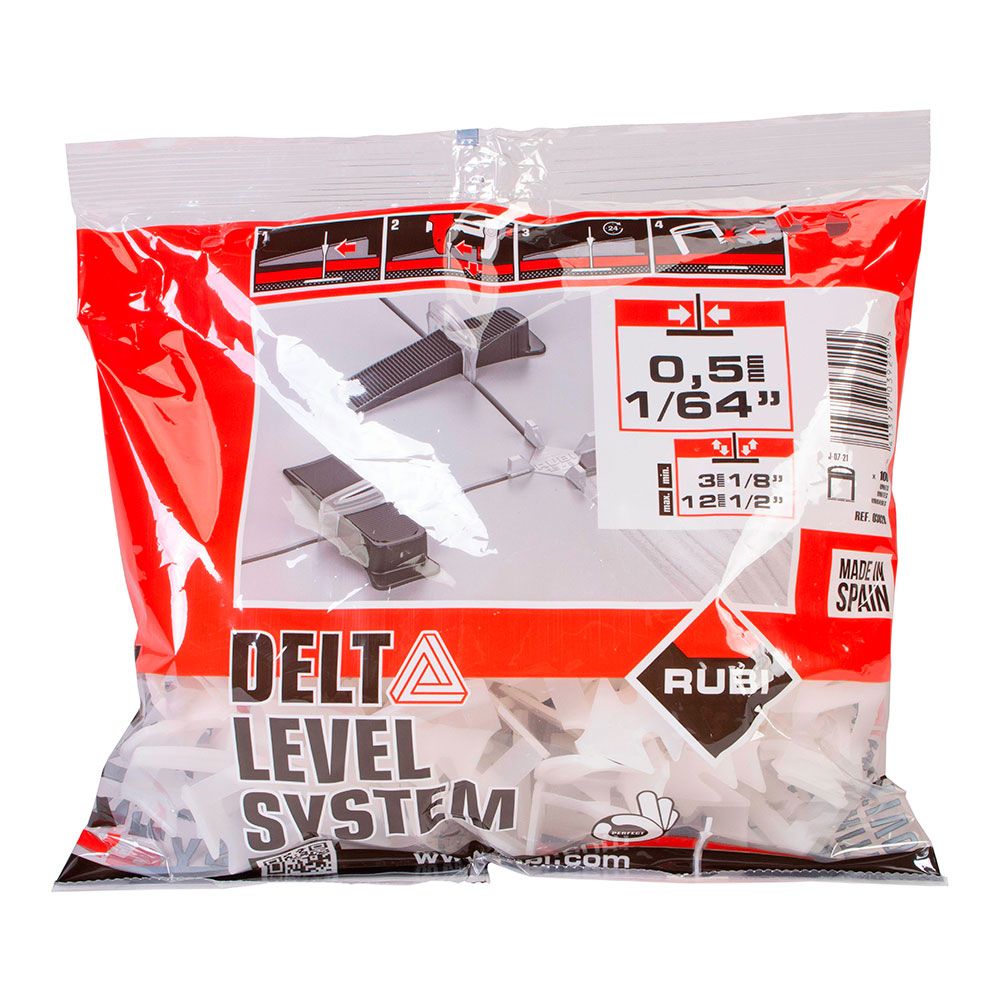 Abraçadeira 3-12mm 0,5mm delta level system (B-100 unid,) R3929 rubi - Image 2