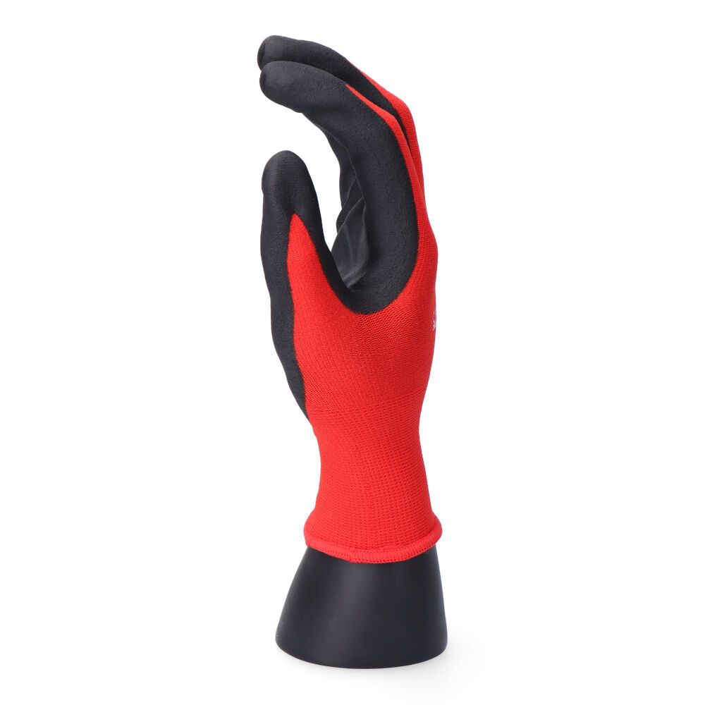 Luva de nylon/lycra com palma em espuma nitrílica para mecânicos, T-10 - Image 3
