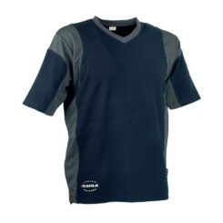 T-shirt java azul marinho/cinzento escuro tamanho L
