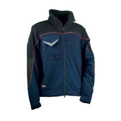 Casaco forro polar rider azul marinho preto tamanho S