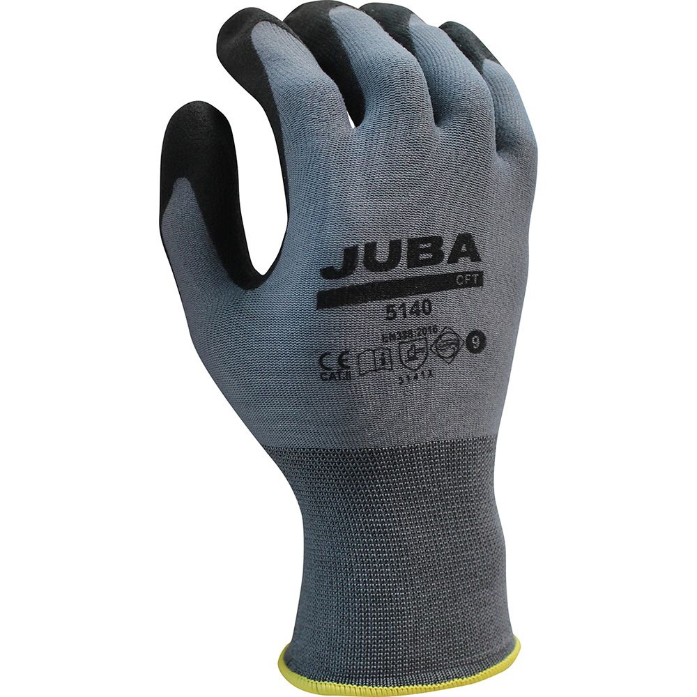 Luva de nylon com palma revestida de PVC para jardinagem, T-08 - Image 2
