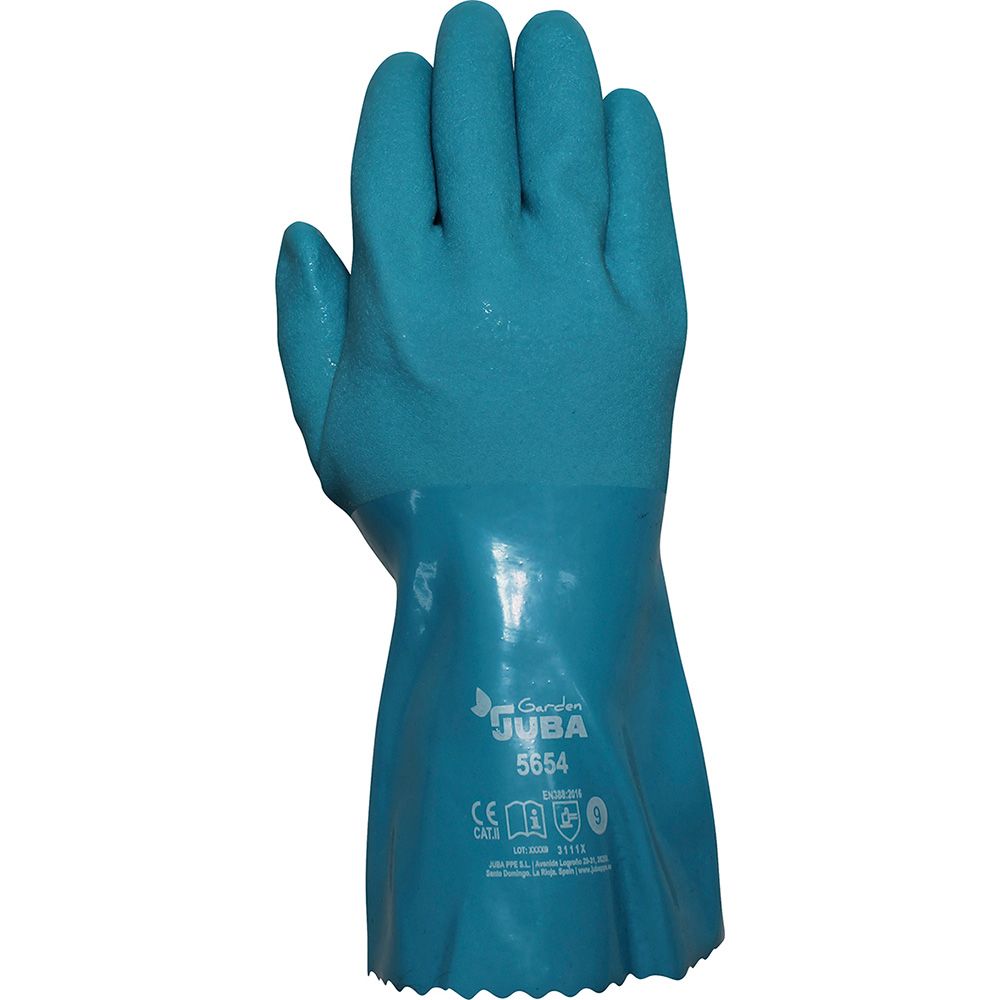 Luva de PVC de tripla camada, COR areia, forro de algodão, para irrigação de jardim, T-07 - Image 2