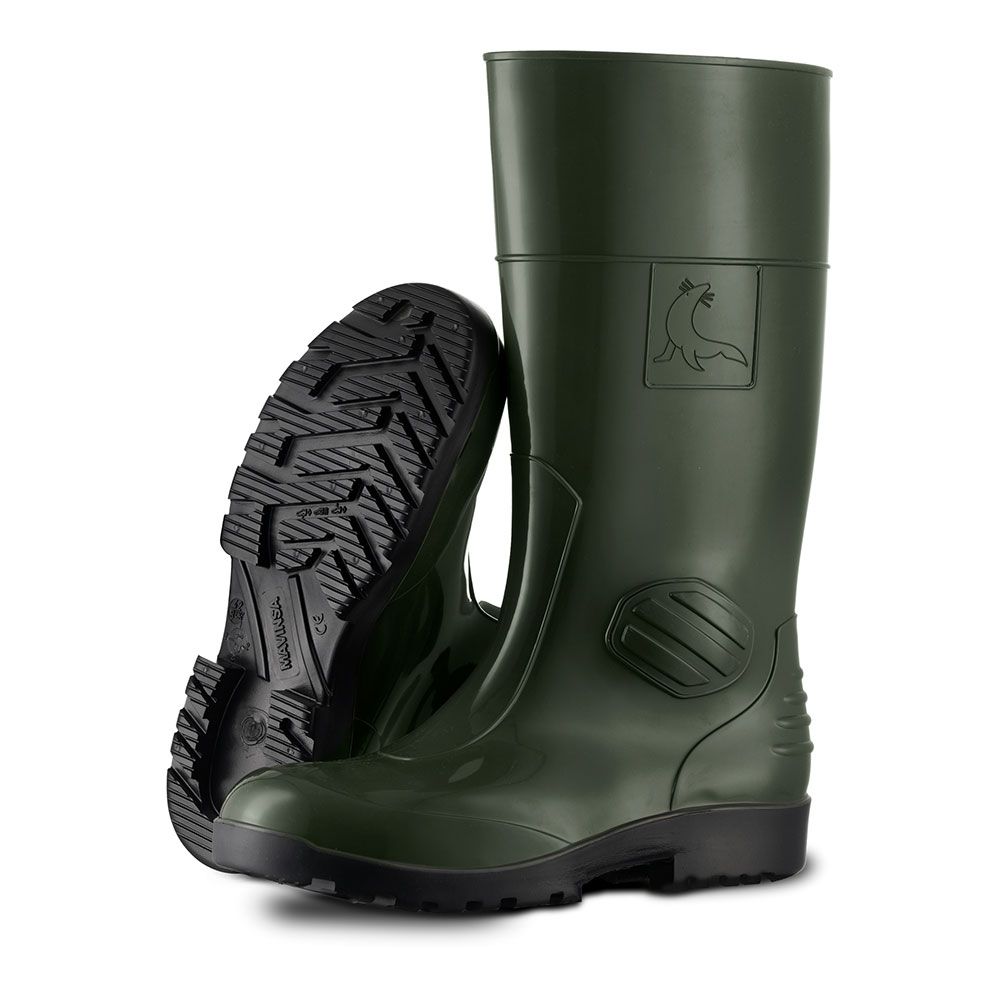 Galochas com segurança S5 SRC COR verde e preto tamanho 40