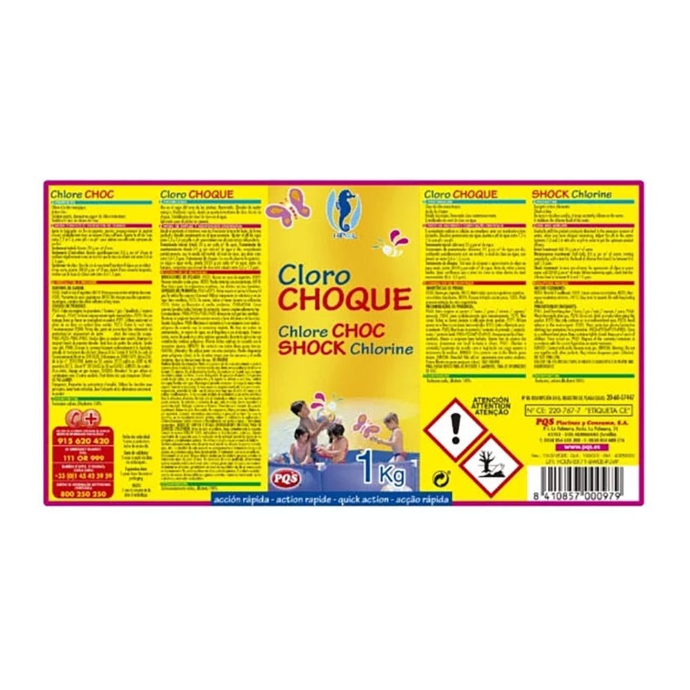 Cloro de choque granulado, 1 kg - Image 2