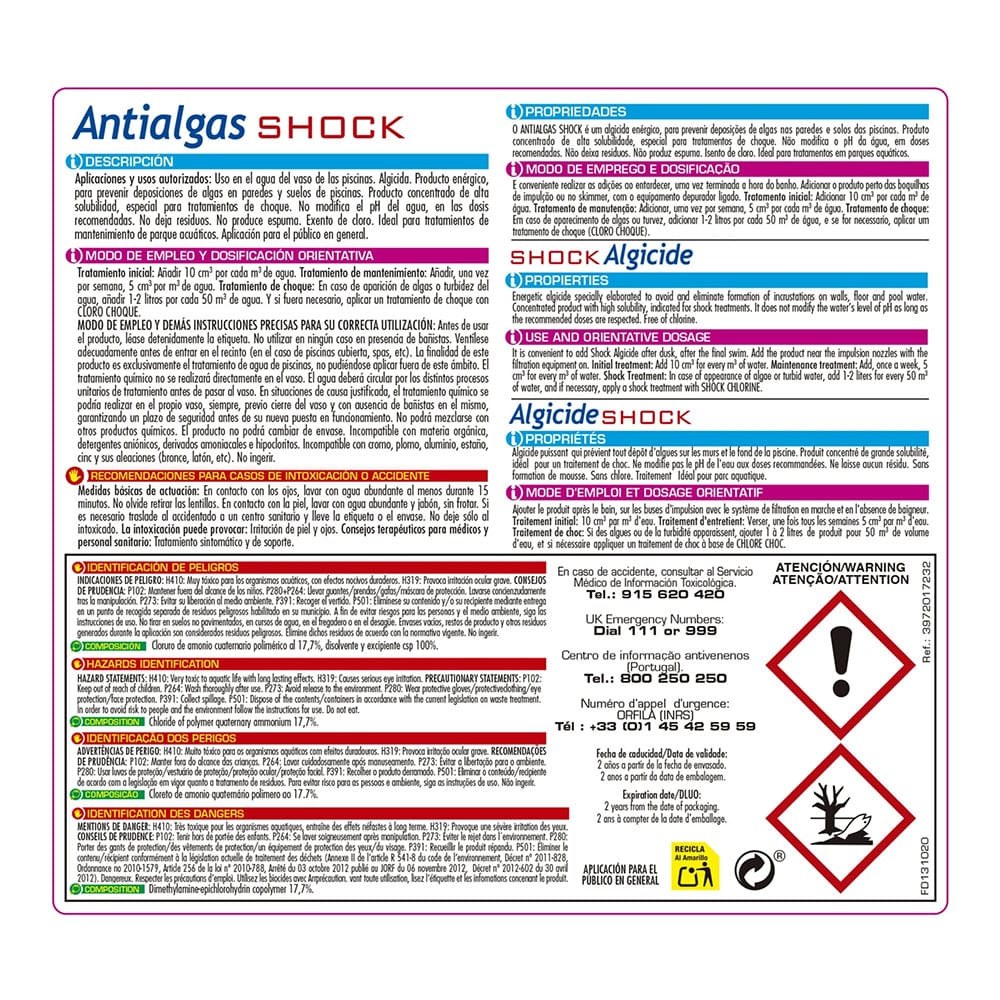 Algicida de choque, 5 L - Image 2