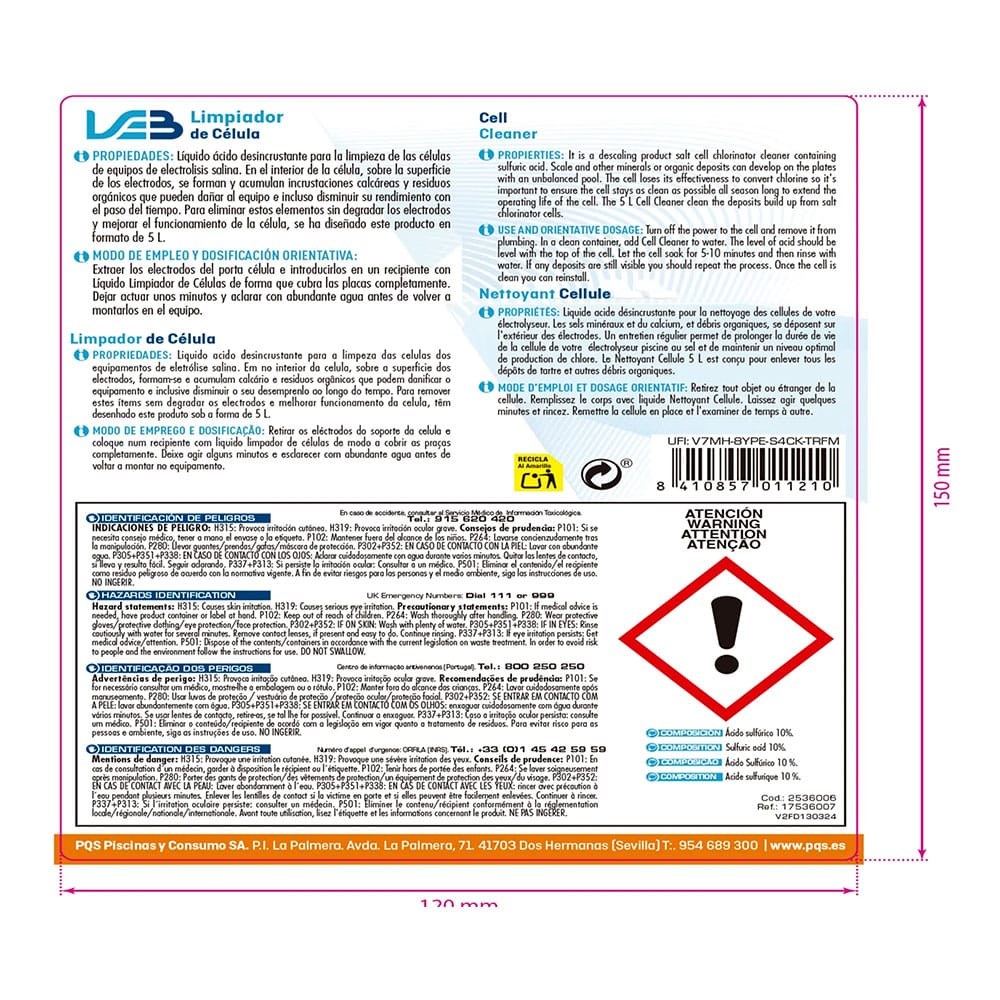Limpeza de células, embalagem de 5 l - Image 2