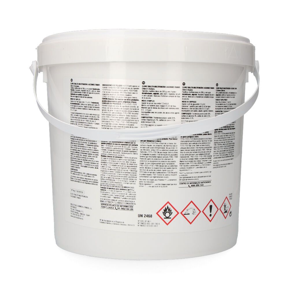 EDM Cloro 5 partes em comprimidos, frasco de 5 kg - Image 2