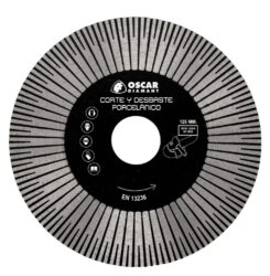 Disco corte e desbaste porcelânico pro ø125 x 20 x 22,2 mm