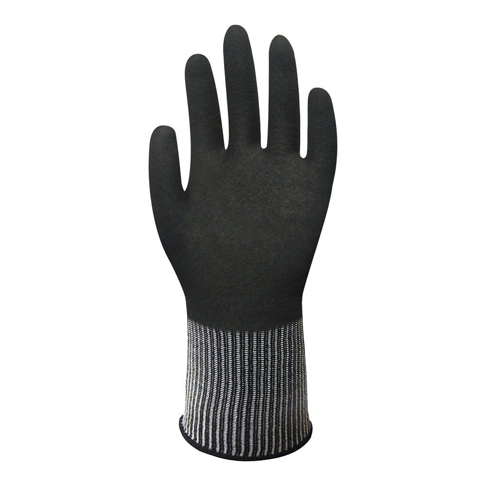 Luva de nylon/elastano, palma com duplo revestimento de nitrila, t-09 - Image 3