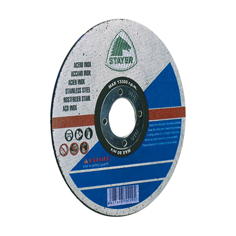 Disco extra fino em aço INOX standard, Ø115 x 1,0 x 22,23 mm