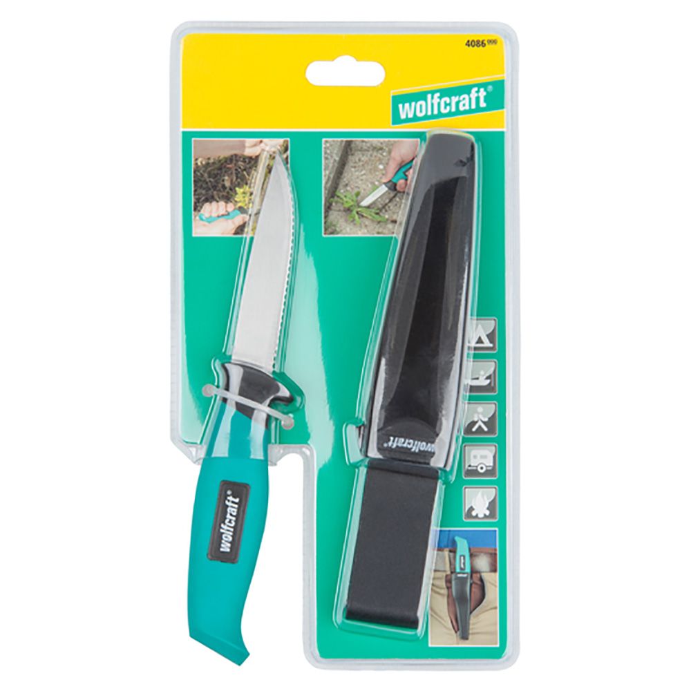 Faca de exterior com estojo 4086000 wolfcraft - Image 3