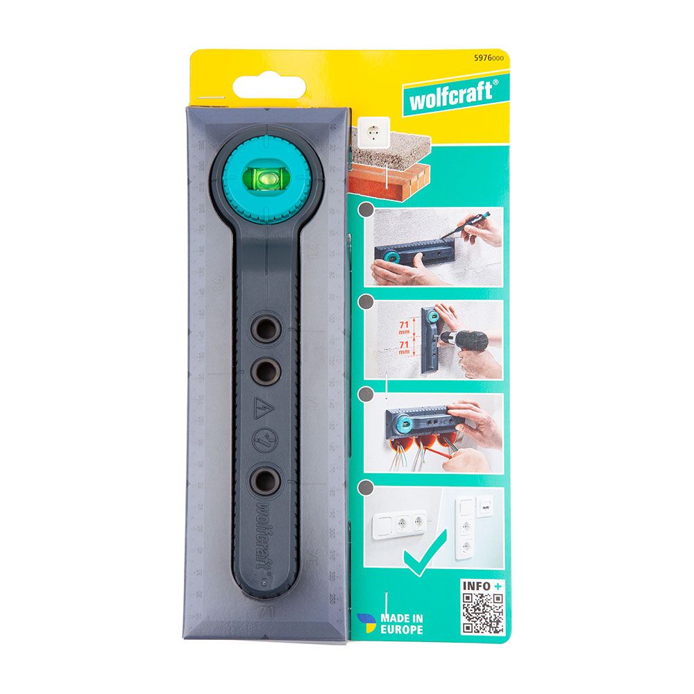 Gabarito de perforação eletricidade para medidas de 71 e 91 mm - Image 4