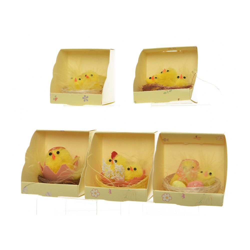 Ninhos de pascoa Ø5 x 4 cm modelos sortidos