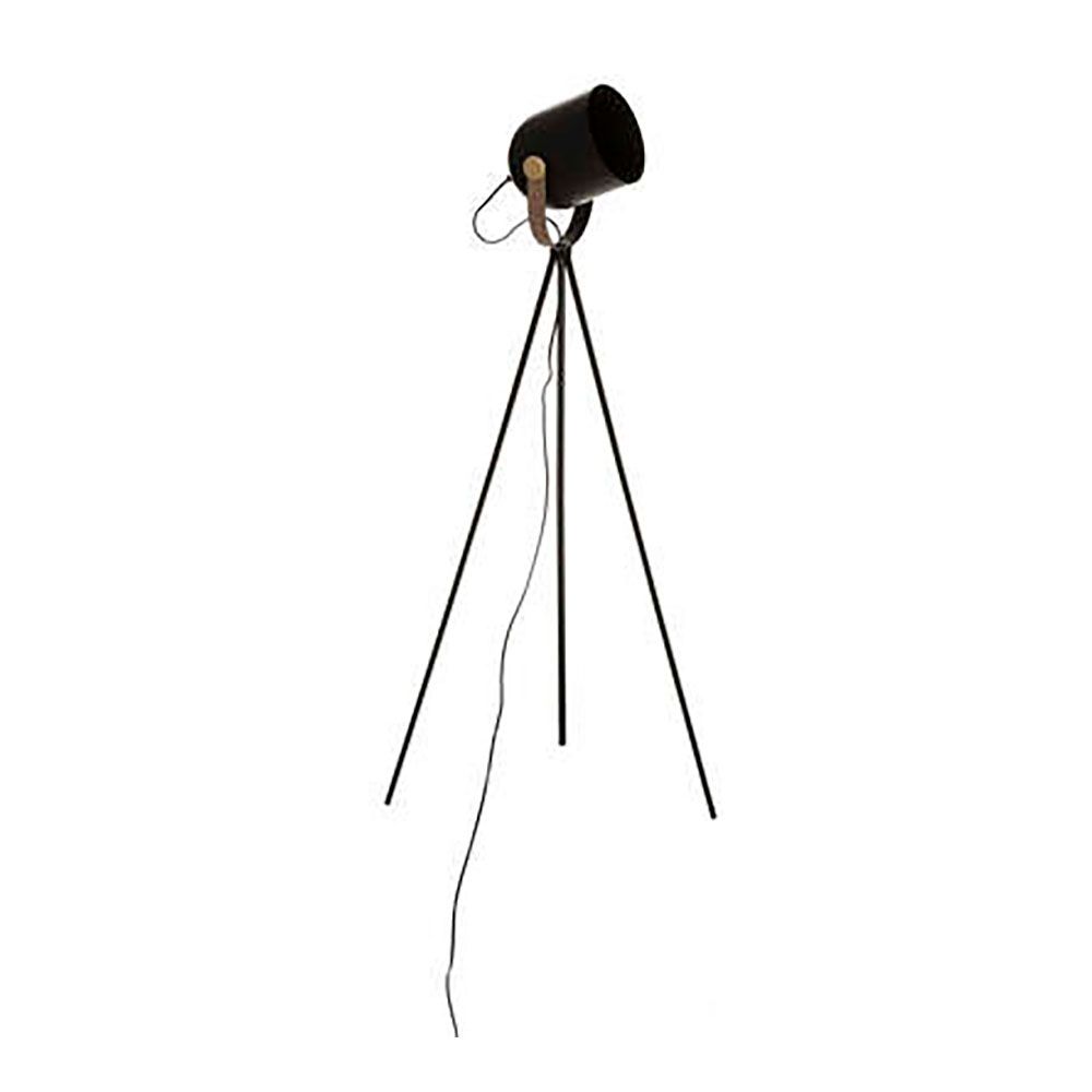 Candeeiro de pé tripé, modelo BIL, E27 (lâmpada não incluída), COR preto, Ø62 x 136 cm