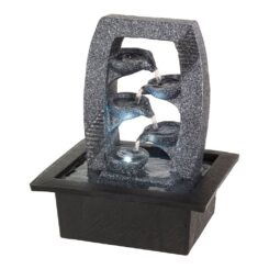 Fonte em poliresina para ambientes internos e externos, modelos variados 21,5 x 18,5 x 25 cm