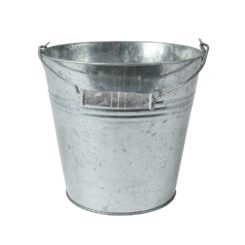 Cubo de zinc, para exterior ø18 x 17 cm