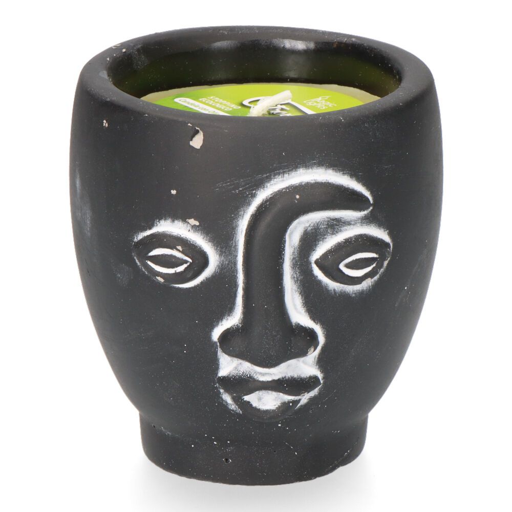 Vela de citronela terracota caras cores sortidas - Image 5