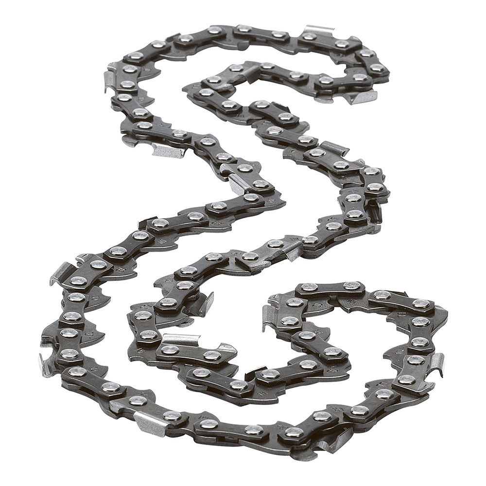Corrente de motosserra cromada contragolpe para guia 35 cm para modelos CS1840, CS2040, GK1940T, GK2240T, 57 elos, 3/8 POL, espessura 0,5 POL / 1,3 cm