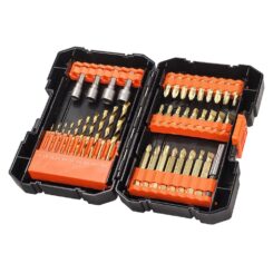 Brocas e pontas, conjunto de 41 peças, titânio