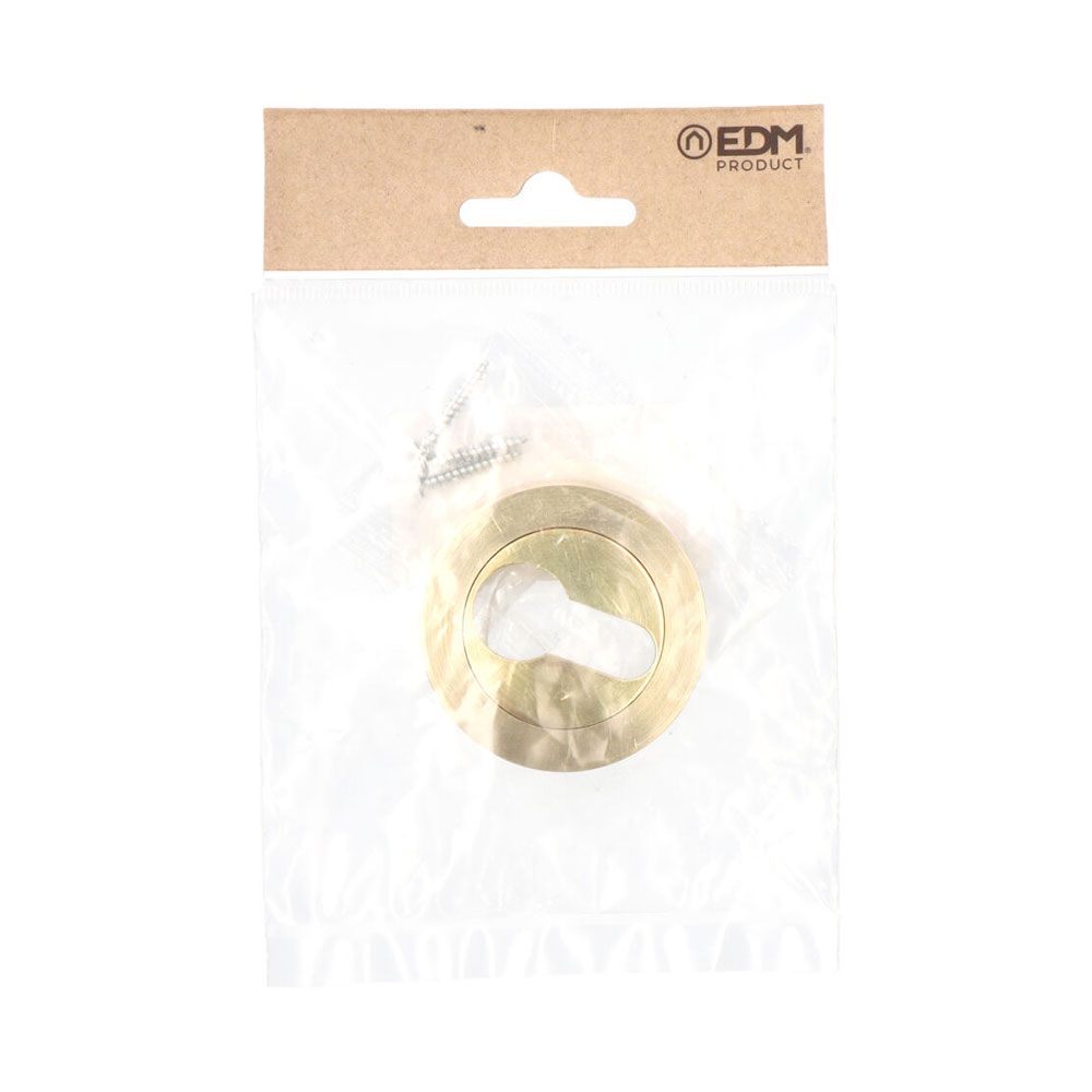 Fechadura de pera 707 Ø50 mm latão acetinado - Image 2
