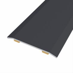 Junta aço para mesmo nível, 40 x 3,5 mm, adesiva, flooring, preta, 83 cm