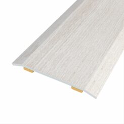 Junta de aço para mesmo nível, 40 x 3,5 mm, adesiva, flooring, carvalho cinza, 83 cm
