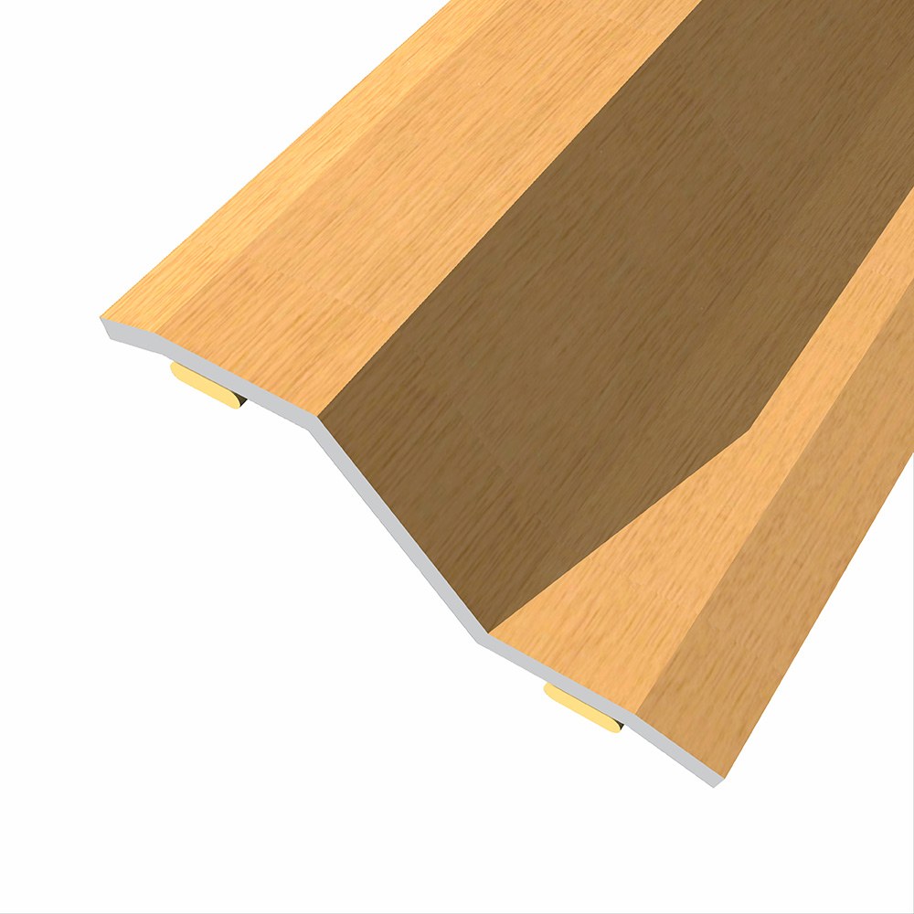 Junta de aço para desnível 8-14 mm, adesiva, flooring, carvalho, 83 x 3,6 cm