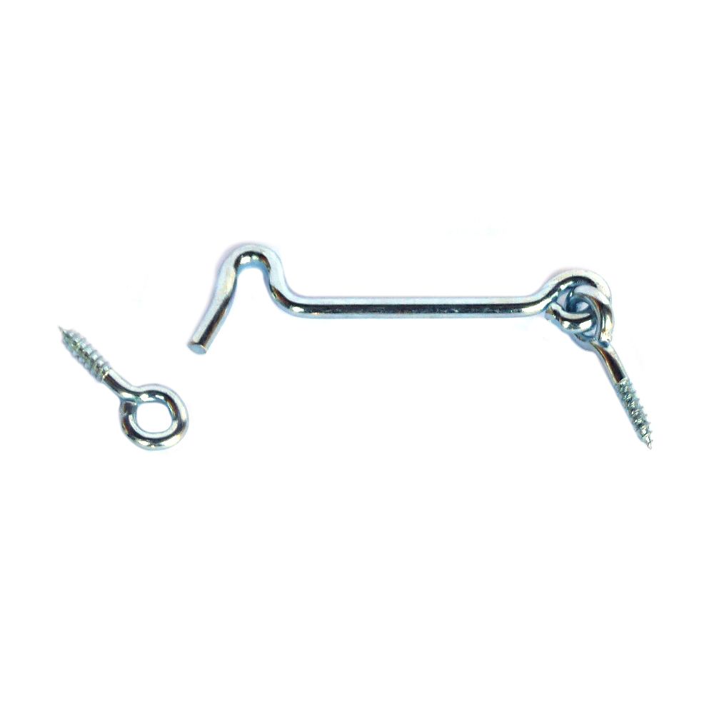 Caja 50 unidades aldrava dupla femea 50 mm. ferro zinco