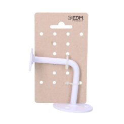 Suporte para corrimao branco 3 parafusos EDM